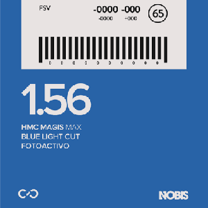 NOBIS 1,56 BLUE LIGHT CUT FOTOACTIVO HMC MAGIS MAX